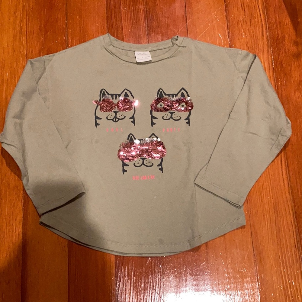 Zara Girls Long Sleeved shirt
